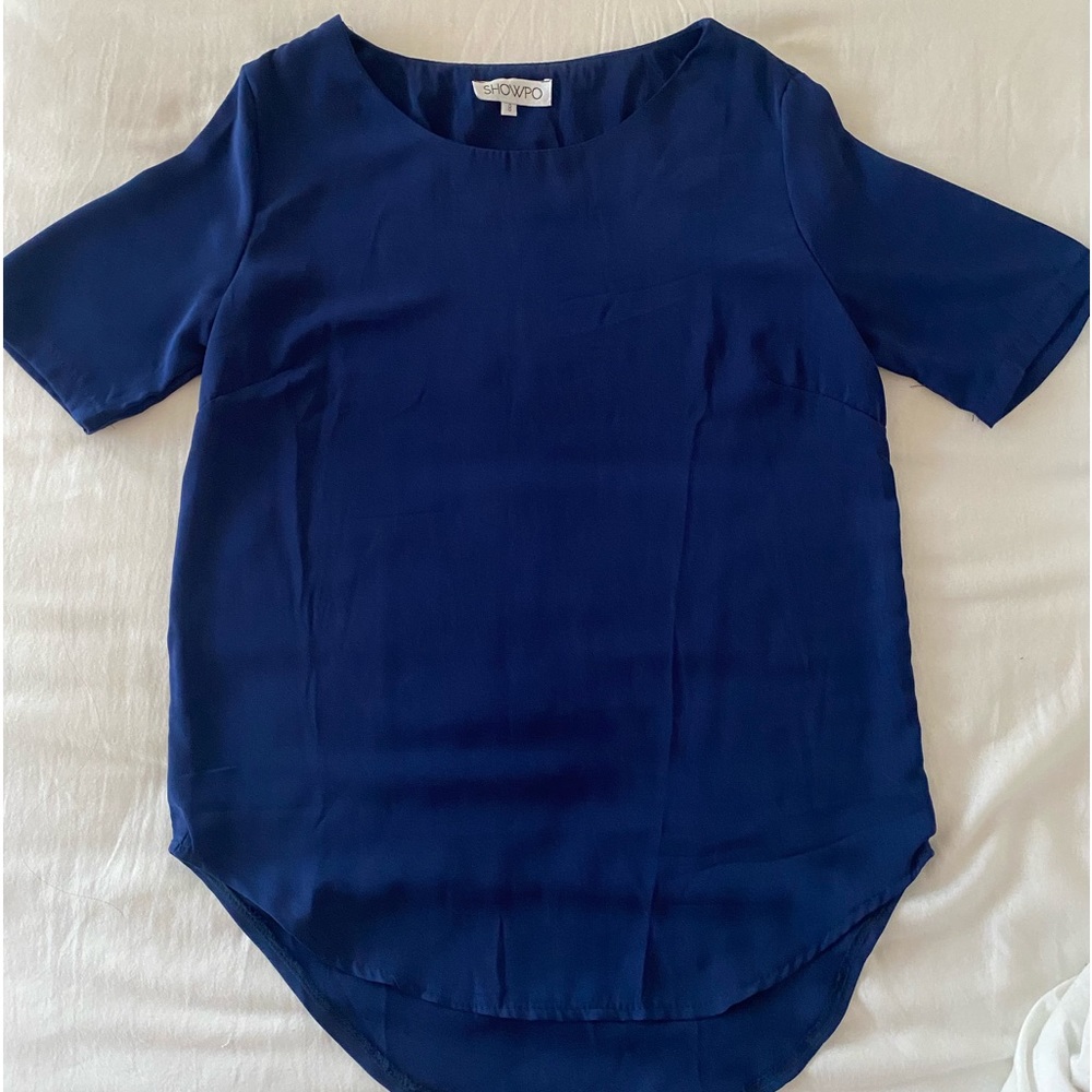 Showpo | Blue Top | Size AUS 8